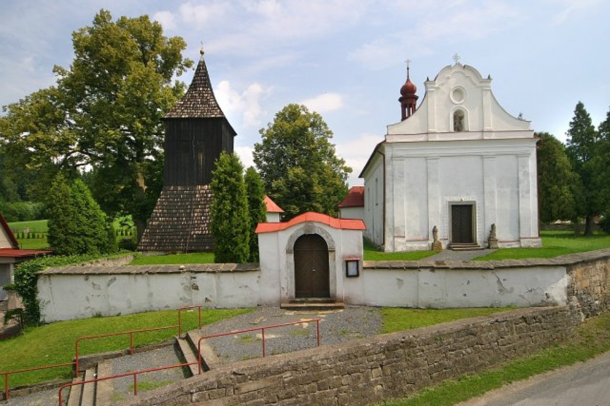 Horní Studenec - kostel sv. Václava