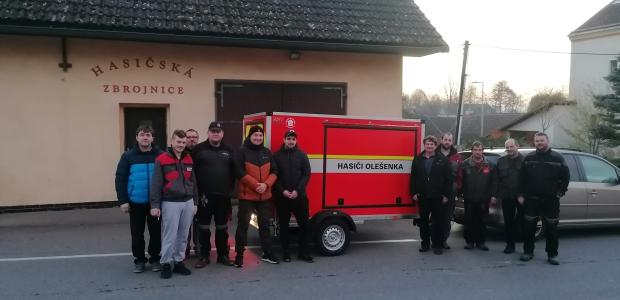 Požární přívěs